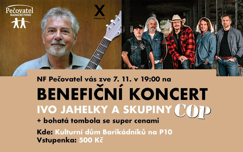 Benefiční koncert - Ivo Jahelka a COP