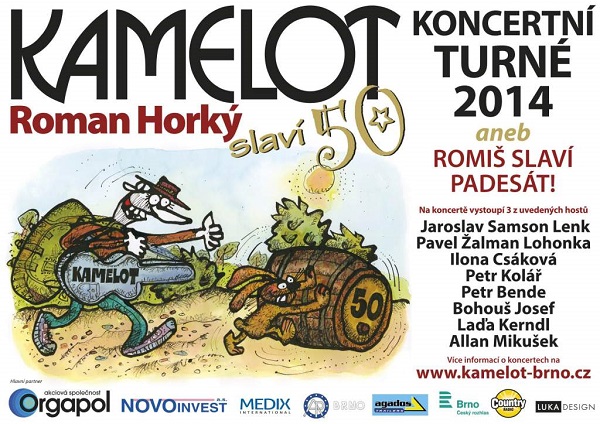 Kamelot - koncertní turné 2014 aneb Romiš slaví padesát!