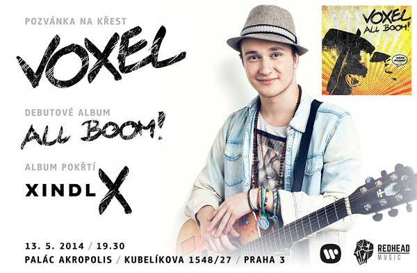 Voxel - album mu pokřtí Xindl X